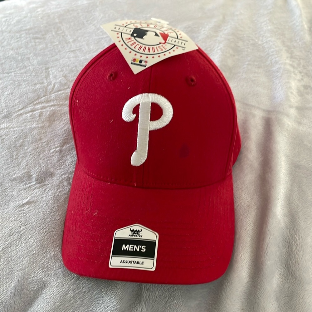 Phillies hat new with tags.  But it’s been around for awhile.